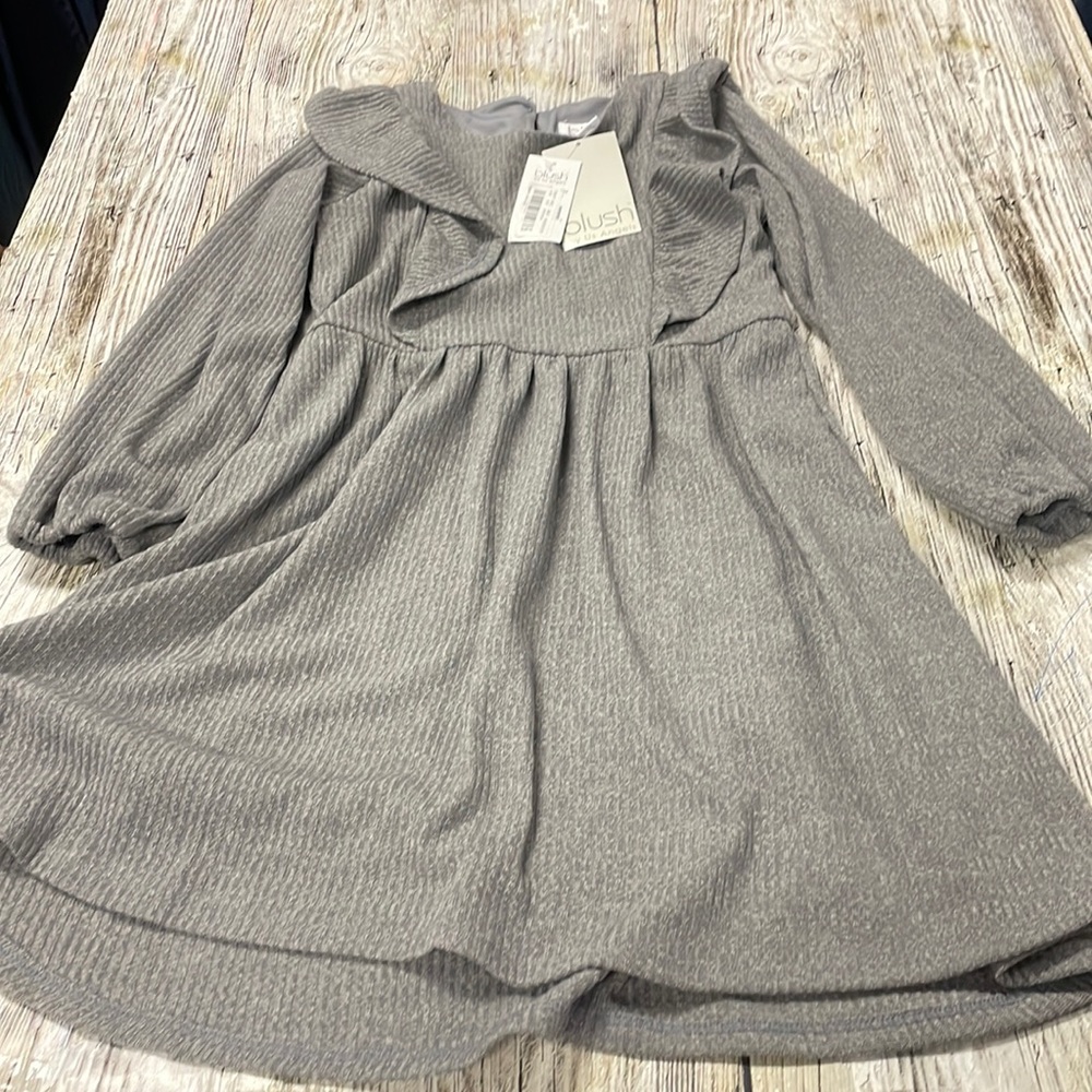 Nwt Blush by Us Angels gray dress